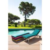 Sun lounger cushion KORAI Slate 190 x 60 cm - Polyester Slate