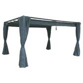 Rectangular gazebo PALMEIRA Slate grey For PALMEIRA 4 x 3 m - Epoxy-coated Aluminium, Polyester Slate