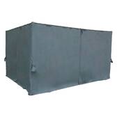 Rectangular gazebo PALMEIRA Slate grey For PALMEIRA 4 x 3 m - Epoxy-coated Aluminium, Polyester Slate
