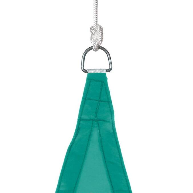 Triangular shade sail CURACAO Emerald 4 x 4 x 4 m - Polyester Emerald