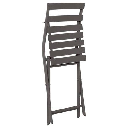Folding garden chair GREENSBORO Tonka Epoxy-coated steel, Reinforced rust treatment