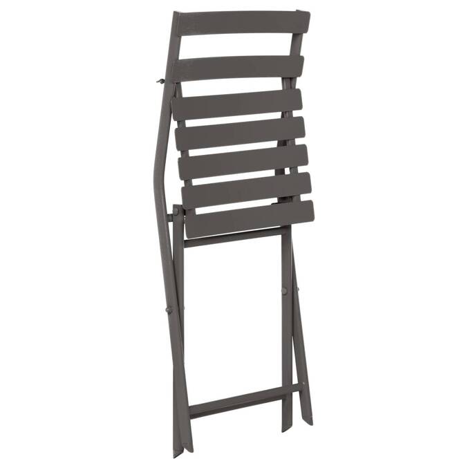 Folding garden chair GREENSBORO Tonka Epoxy-coated steel, Reinforced rust treatment Tonka