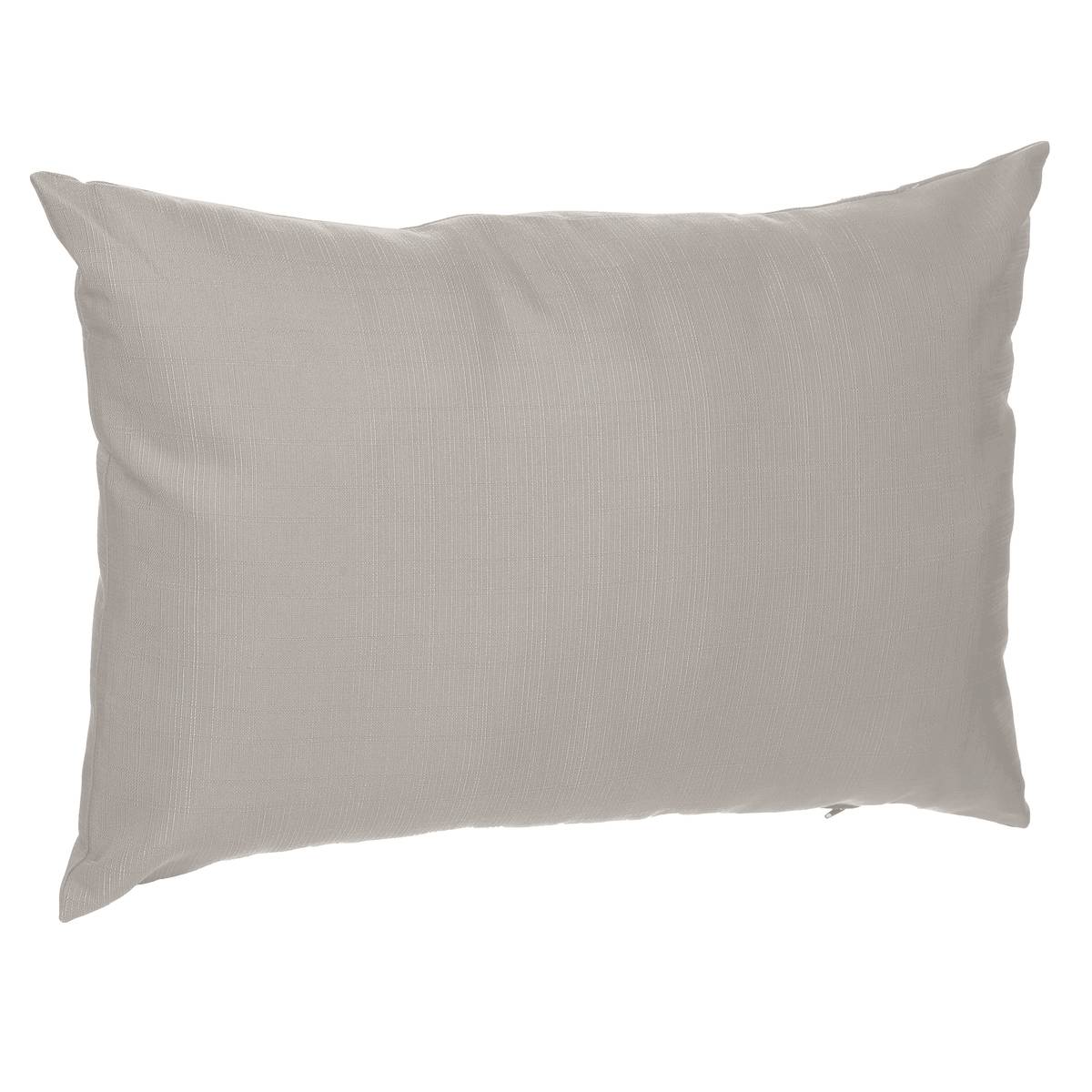 Outdoor decorative cushion KORAI Taupe 30 x 50 cm - Polyester Taupe