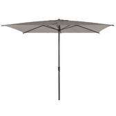 Tilt rectangular parasol LOOMPA Taupe 3 x 2 m - Aluminum, Polyester Taupe