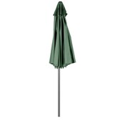 Round straight parasol LOOMPA, olive green 3 m - Aluminium, Polyester Olive green