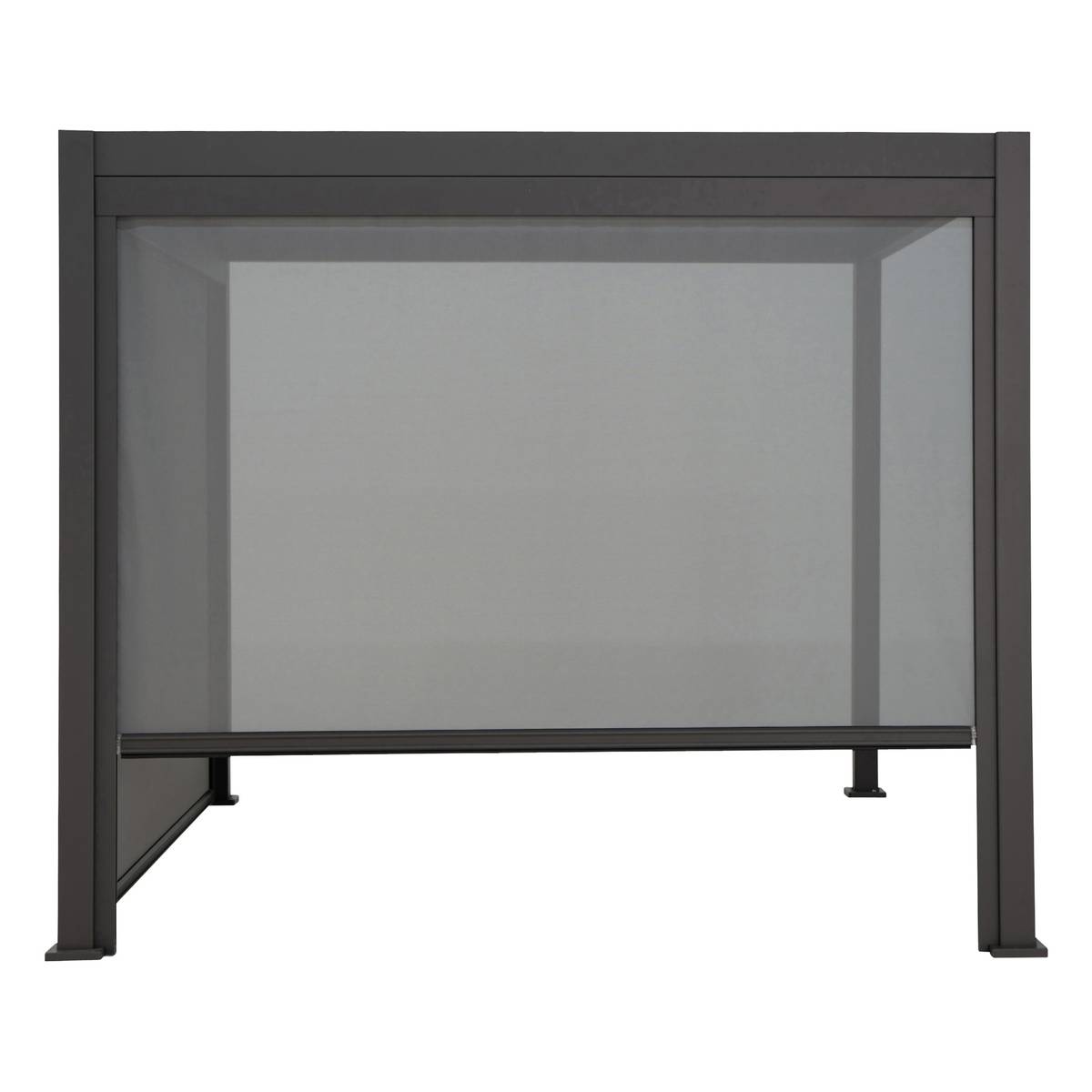 Awning for bioclimatic pergola EVORA Slate For EVORA Side 3 m - 2.7 m - Aluminum, Texaline Slate