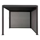 Awning for bioclimatic pergola EVORA Slate For EVORA Side 3 m - 2.7 m - Aluminum, Texaline Slate