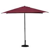 Tilt square parasol SOYA Burgundy 2.5 x 2.5 m - Steel, Polyester Bordeaux