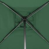Tilt square parasol SOYA Olive green 2.5 x 2.5 m - Steel, Polyester Olive green