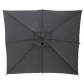 Square Offset Parasol MANOA Slate 2.5 x 2.5 m - Epoxy-treated aluminum, steel, polyester Slate