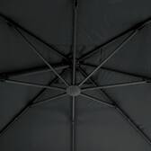 Parasol canopy ÉLÉA Anthracite For ÉLÉA 3 x 3 m - Olefin Anthracite