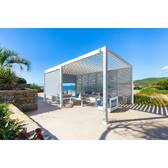 Louver for bioclimatic pergola EVORA White For EVORA Side 3 m - 1/3 side - 0.9 x 2.4 m - Epoxy-coated aluminium White