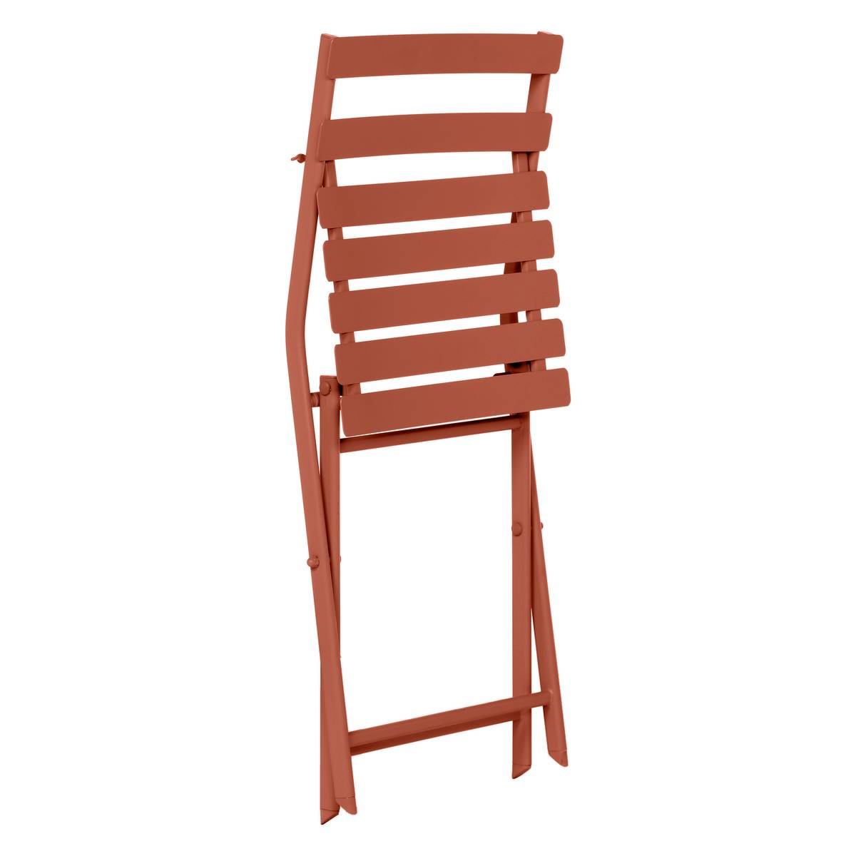 Folding garden chair GREENSBORO Amber Epoxy-coated steel, Reinforced rust treatment Amber