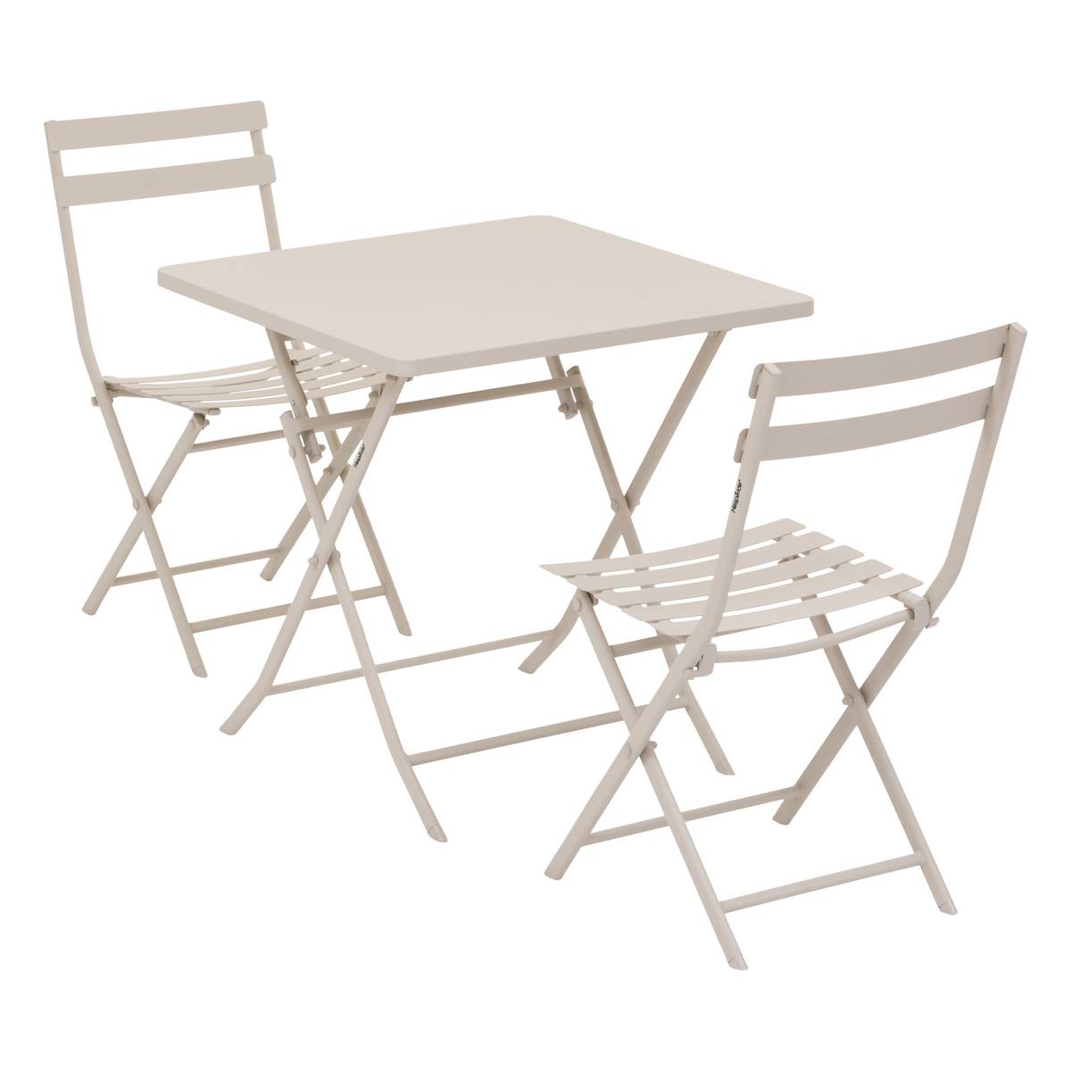Folding garden chair GREENSBORO Clay Epoxy-coated steel, Reinforced rust treatment Clay