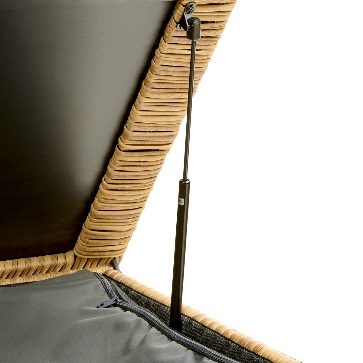 Storage chest BAYANA Savana 1500L - Epoxy-treated steel, Synthetic woven resin Savana
