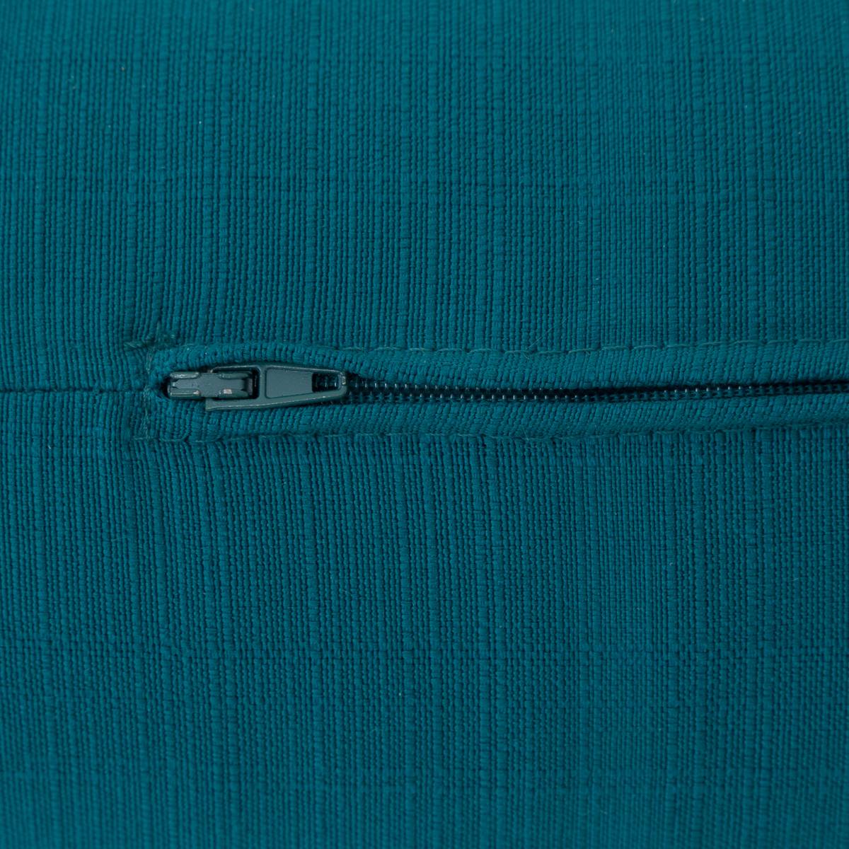 Outdoor bolster KORAI Teal blue 45 x 15 cm - Polyester Duck blue