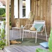 Garden armchair PHUKET Clay Epoxy-coated steel Clay