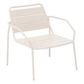 Garden armchair PHUKET Clay Epoxy-coated steel Clay