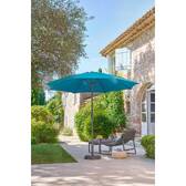 Garden relax armchair LAMBINIO Graphite / Dark grey Epoxy-treated aluminum - Olefin Dark grey / Graphite