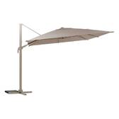 Tilt rectangular cantilever parasol MELHIA Linen / Clay 4 x 3 m - Epoxy-treated aluminum, Steel, Olefin Linen / Clay