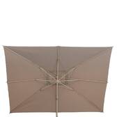 Tilt rectangular cantilever parasol MELHIA Linen / Clay 4 x 3 m - Epoxy-treated aluminum, Steel, Olefin Linen / Clay