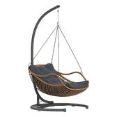 Stand for hanging chair PANAO Graphite 113 x 113 x 210 cm - Epoxy-coated steel Graphite