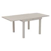 Extendable garden table PIAZZA Clay 8 seats - Epoxy-coated aluminum Clay