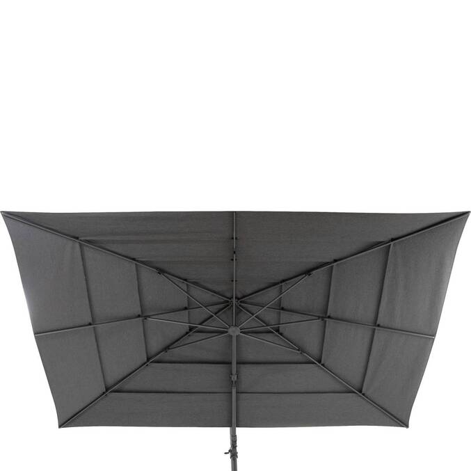 Rectangular parasol canopy MELHIA Graphite For MELHIA 4 x 3 m - Olefin Graphite