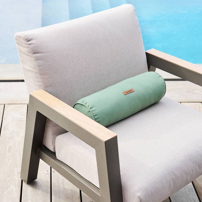 Outdoor bolster KORAI Olive green 45 x 15 cm - Polyester3660