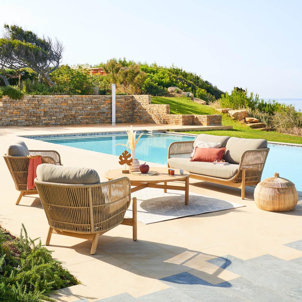 Garden set DEONA Savana 4-seater - Acacia FSC® certified Acacia