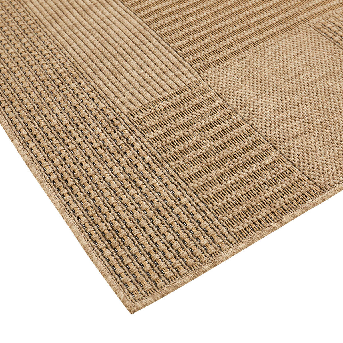 Outdoor carpet ZOÉ geometric effect 100 x 150 cm - Polypropylene Chevron Pattern 1