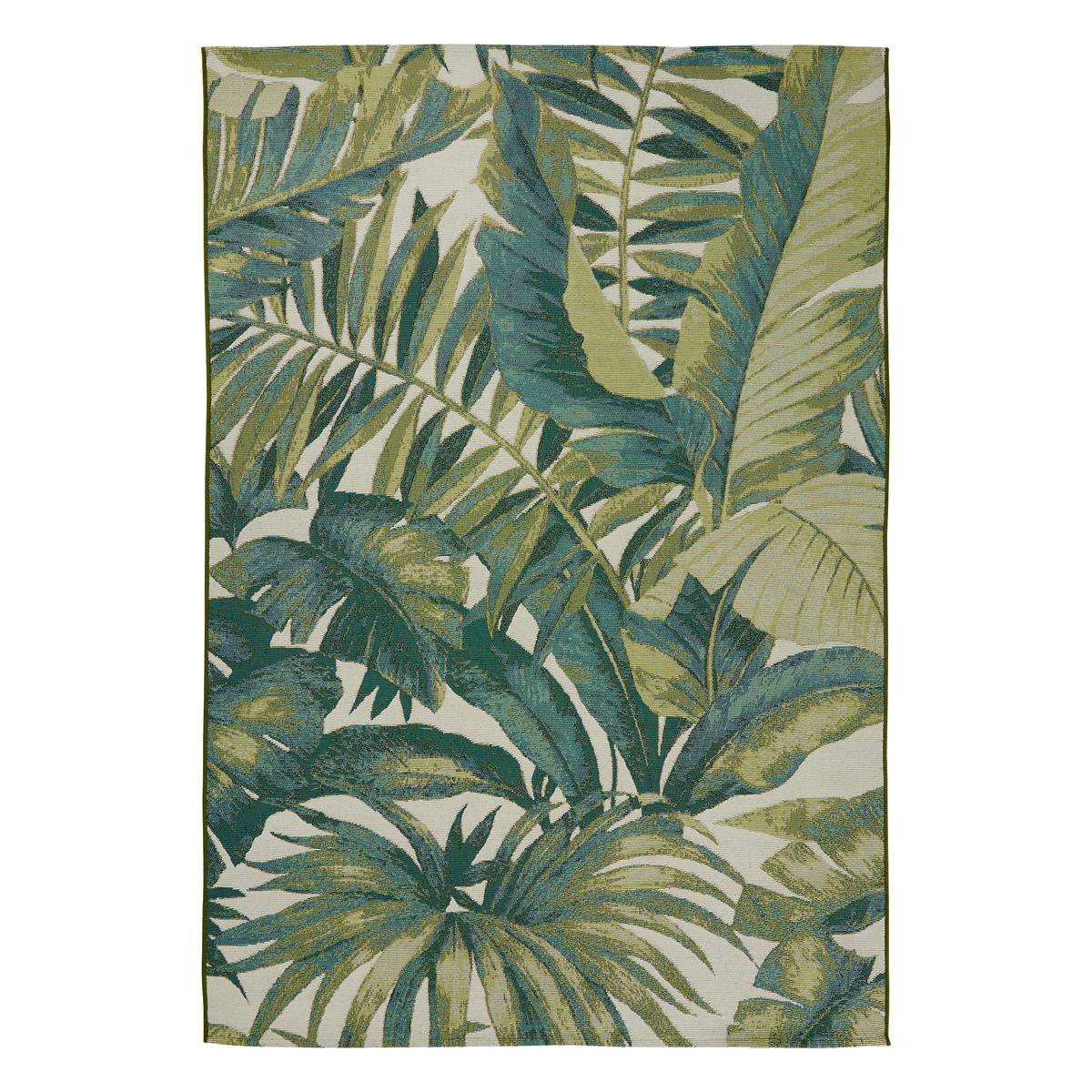 Outdoor rug KEPA Tropical pattern 150 x 100 cm - Polypropylene Flower Pattern