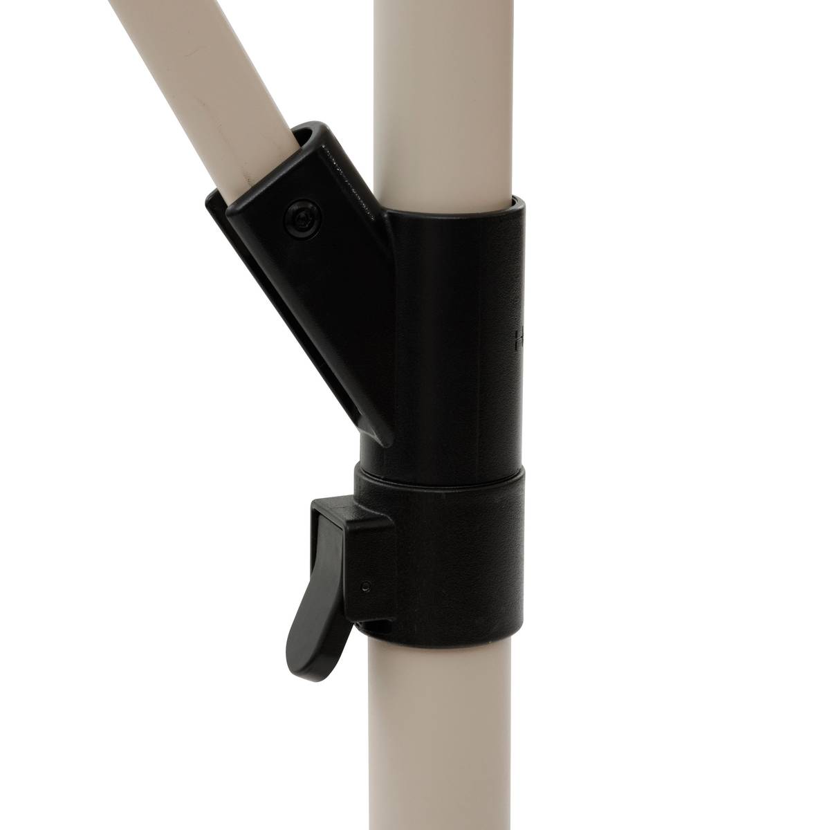 Offset square parasol MANOA Clay / Wheat 2.5 x 2.5 m - Epoxy-treated aluminum, steel, polyester Clay / Wheat