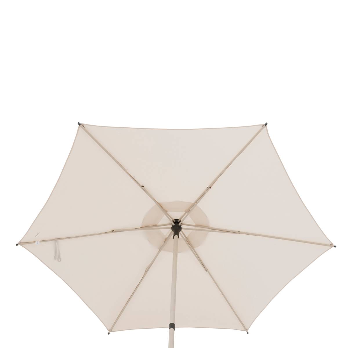 Tilt round parasol SOYA Clay / Wheat 2.7 m - Steel, Polyester Clay / Wheat