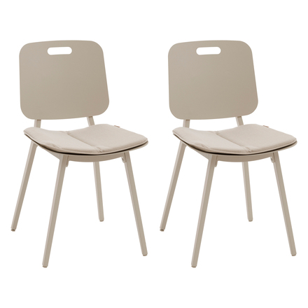 Garden chair TERZANO Clay & Beige