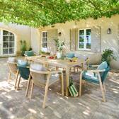 Garden table DEONA Acacia 8 seats - FSC® certified Acacia Acacia