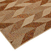 Outdoor carpet ZOÉ geometric effect 100 x 150 cm - Polypropylene Chevron Pattern 1
