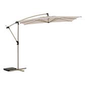 Offset square parasol MANOA Clay / Wheat 2.5 x 2.5 m - Epoxy-treated aluminum, steel, polyester Clay / Wheat