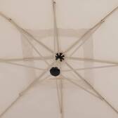 Offset square parasol MANOA Clay / Wheat 2.5 x 2.5 m - Epoxy-treated aluminum, steel, polyester Clay / Wheat
