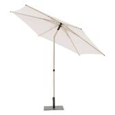 Tilt round parasol SOYA Clay / Wheat 2.7 m - Steel, Polyester Clay / Wheat