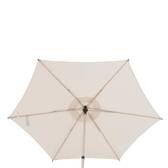 Tilt round parasol SOYA Clay / Wheat 2.7 m - Steel, Polyester Clay / Wheat