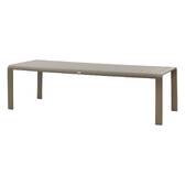 Garden table DOMILLY Coffee 10 seats - Epoxy-coated aluminum Coffee