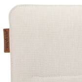 Stackable garden chair with arms DIESE Ivory / Clay Epoxy-treated aluminum, Texaline Ivory / Clay