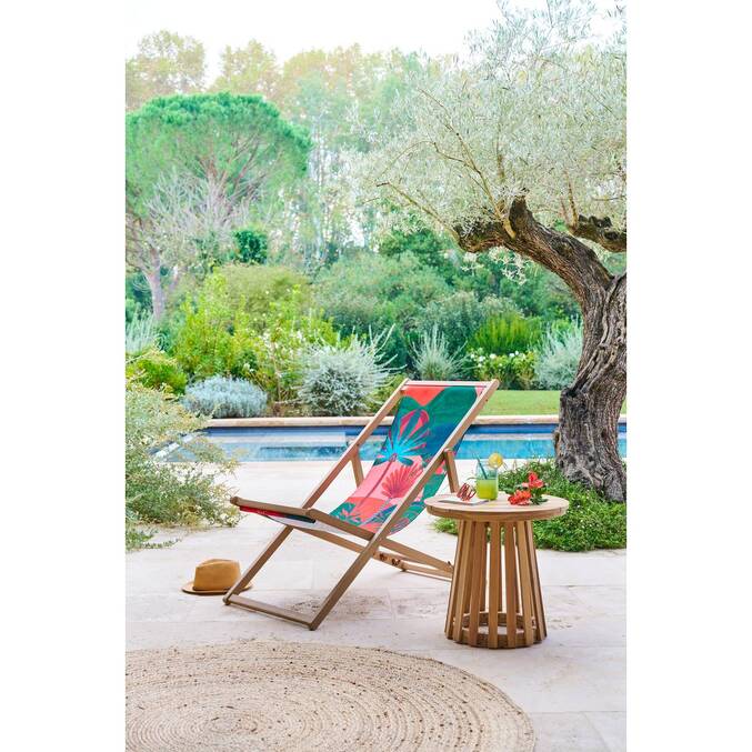 Round garden side table OSUNA Acacia 50 x 50 cm - FSC® certified Acacia Acacia