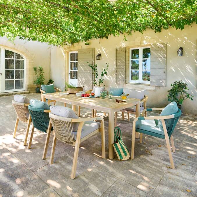 Garden table DEONA Acacia 8 seats - FSC® certified Acacia Acacia