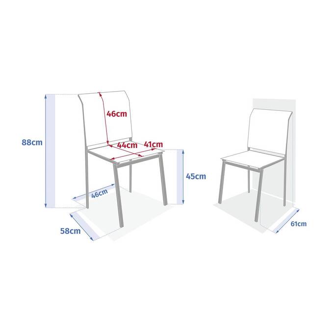 Stackable garden chair ESSENTIA Linen / Laurel green Epoxy-treated aluminum, Texaline Linen / Laurel