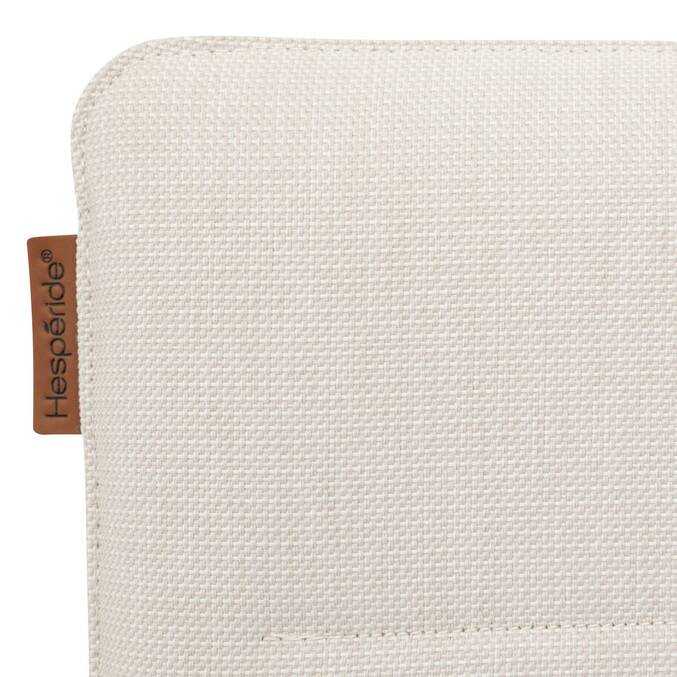 Stackable garden chair with arms DIESE Ivory / Clay Epoxy-treated aluminum, Texaline Ivory / Clay