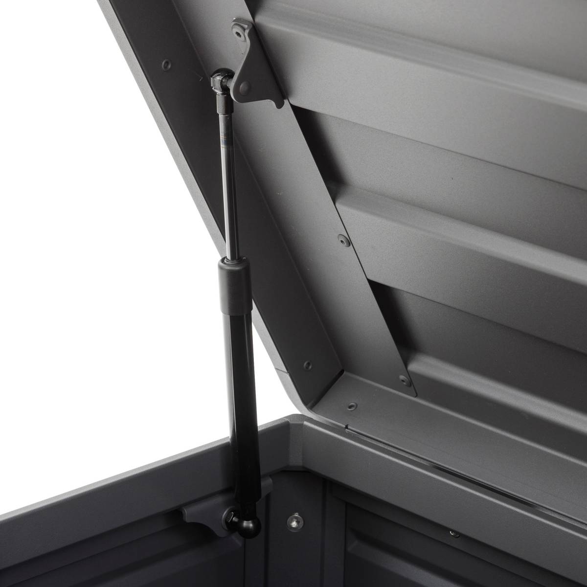 Storage chest EDENIO Graphite 1070 L - Galvanized Steel, Epoxy Coated Aluminum Graphite