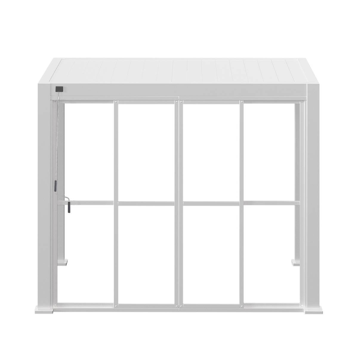 Sliding doors EVORA White For EVORA Side 3.6 m - 3.4 x 2.3 m - Epoxy-coated aluminium White