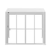 Sliding doors EVORA White For EVORA Side 3.6 m - 3.4 x 2.3 m - Epoxy-coated aluminium White